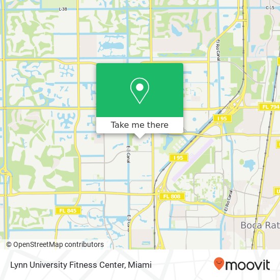 Mapa de Lynn University Fitness Center