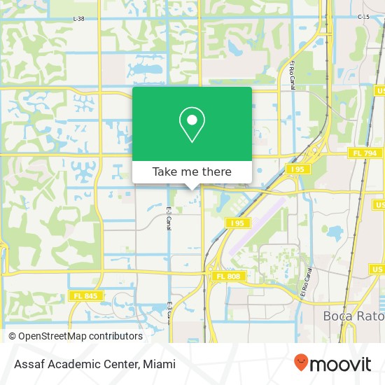 Assaf Academic Center map