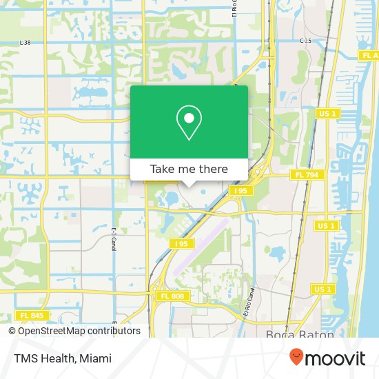 Mapa de TMS Health