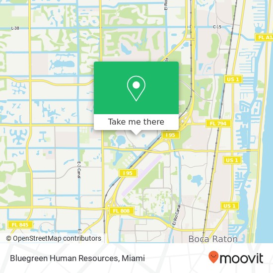 Mapa de Bluegreen Human Resources