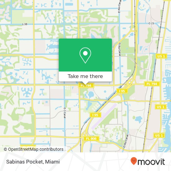 Mapa de Sabinas Pocket