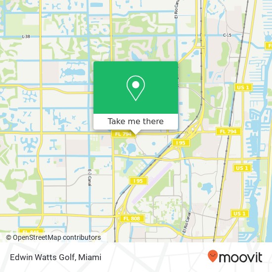 Mapa de Edwin Watts Golf