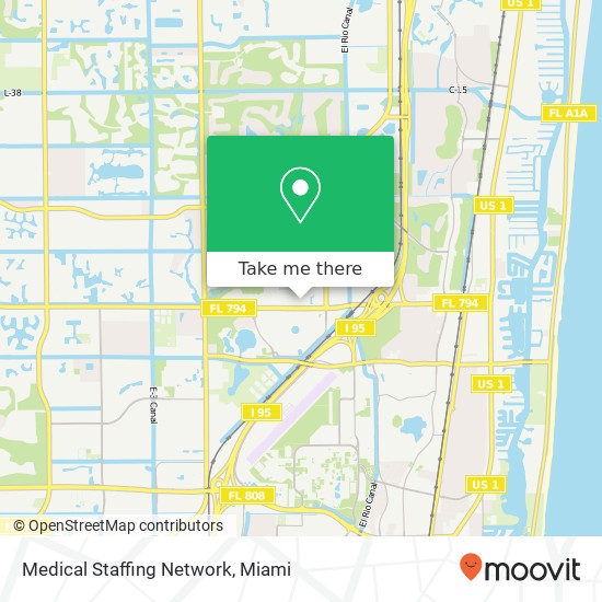 Medical Staffing Network map