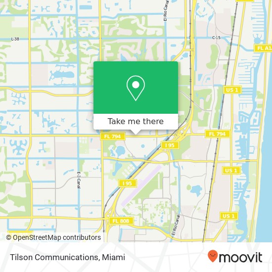 Tilson Communications map