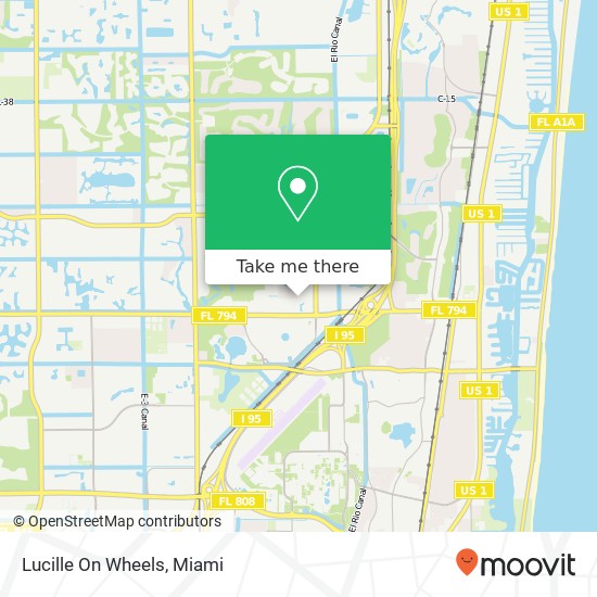 Lucille On Wheels map