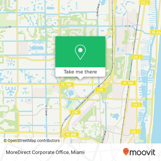Mapa de MoreDirect Corporate Office