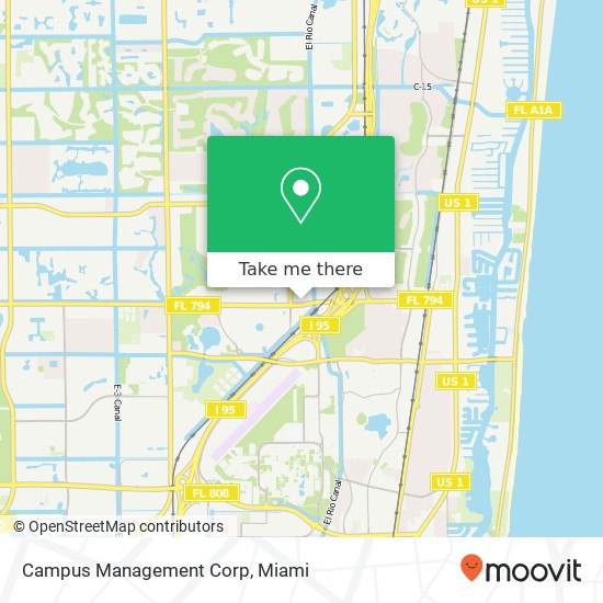 Mapa de Campus Management Corp