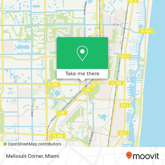 Mapa de Melissa's Corner