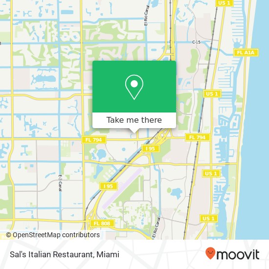 Sal's Italian Restaurant map