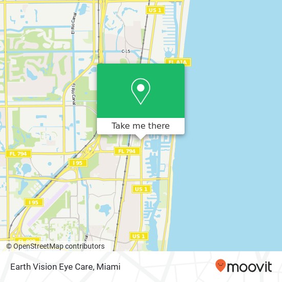 Earth Vision Eye Care map