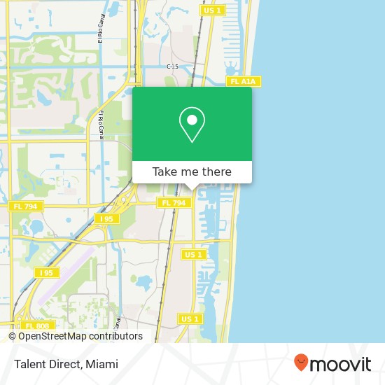 Talent Direct map
