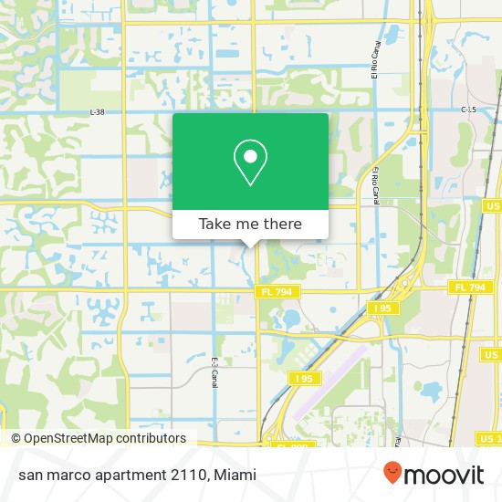 Mapa de san marco apartment 2110