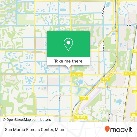 San Marco Fitness Center map