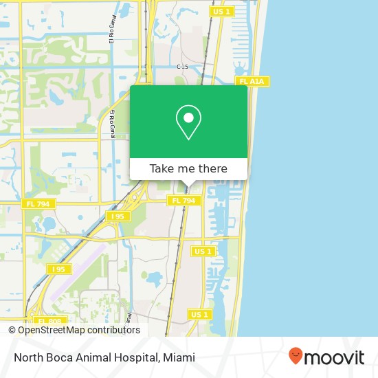 North Boca Animal Hospital map