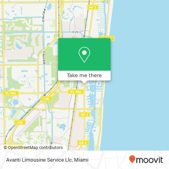 Avanti Limousine Service Llc map