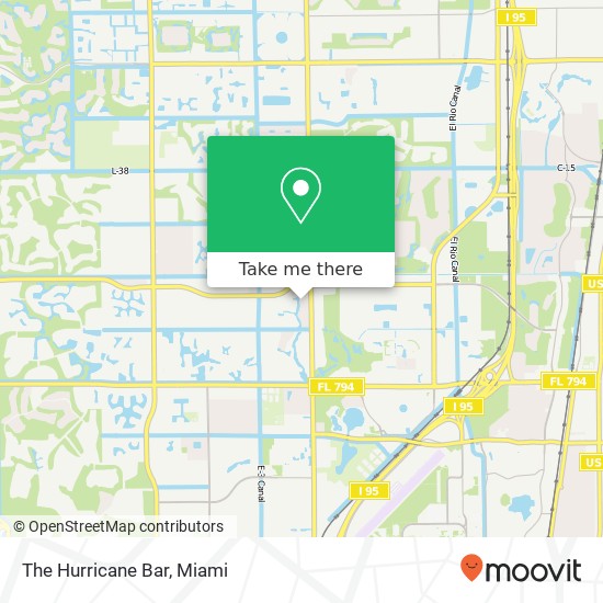 The Hurricane Bar map