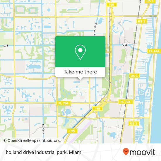 holland drive industrial park map