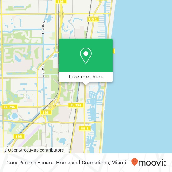 Gary Panoch Funeral Home and Cremations map