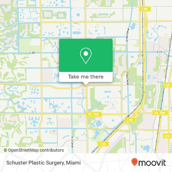 Schuster Plastic Surgery map