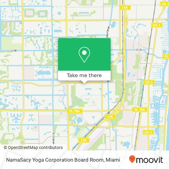 NamaSacy Yoga Corporation Board Room map