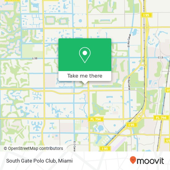 South Gate Polo Club map