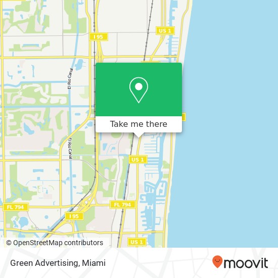 Green Advertising map