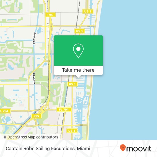 Captain Robs Sailing Excursions map
