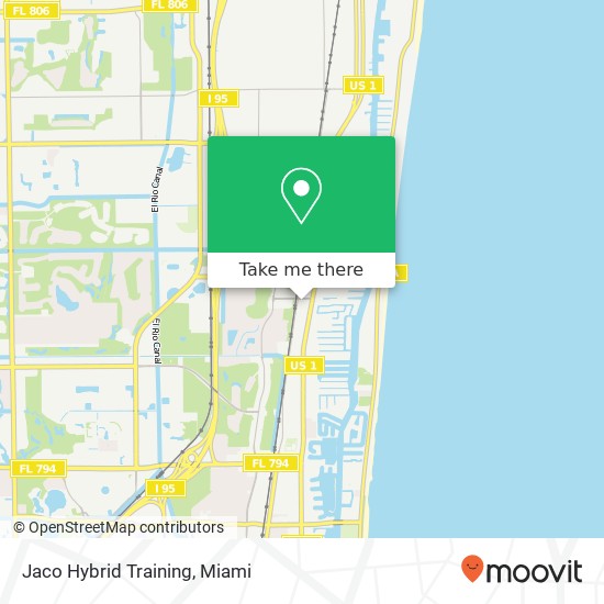 Jaco Hybrid Training map