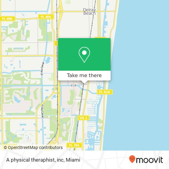 A physical theraphist, inc map
