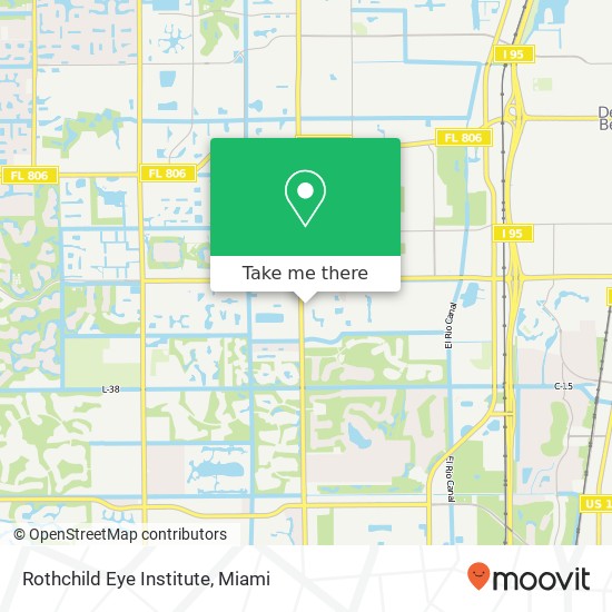 Mapa de Rothchild Eye Institute