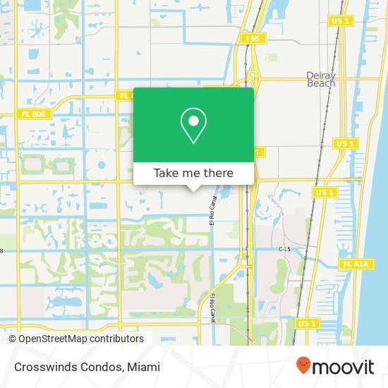 Crosswinds Condos map