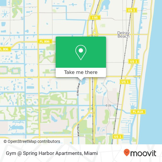 Mapa de Gym  @ Spring Harbor Apartments