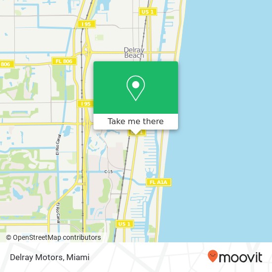 Delray Motors map