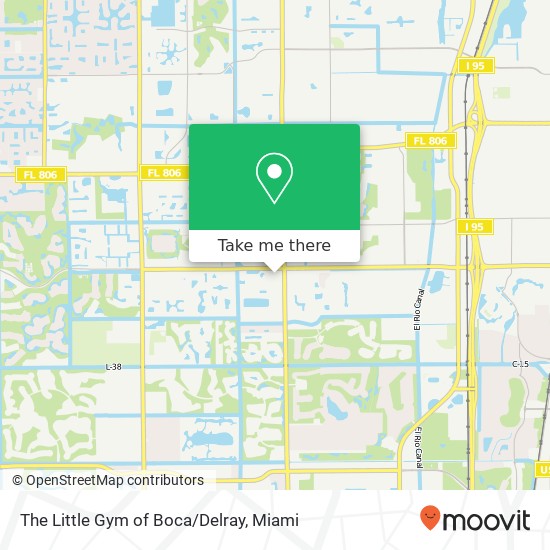 Mapa de The Little Gym of Boca/Delray