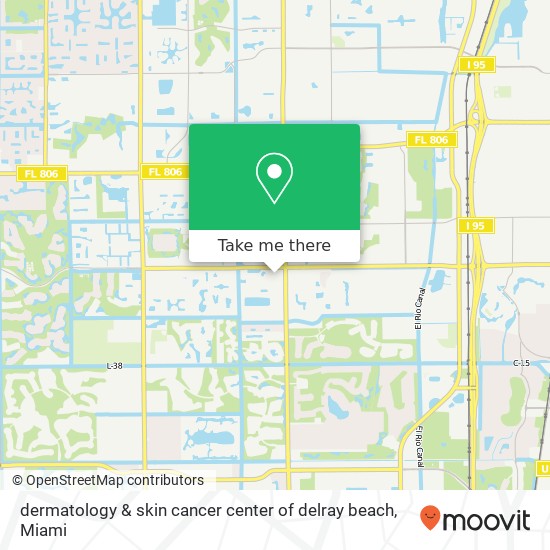 Mapa de dermatology & skin cancer center of delray beach