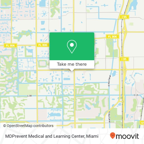 Mapa de MDPrevent Medical and Learning Center