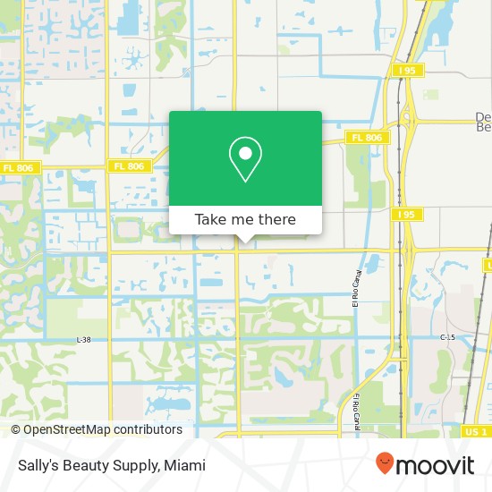 Sally's Beauty Supply map