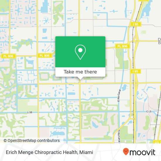 Erich Menge Chiropractic Health map