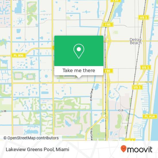 Mapa de Lakeview Greens Pool