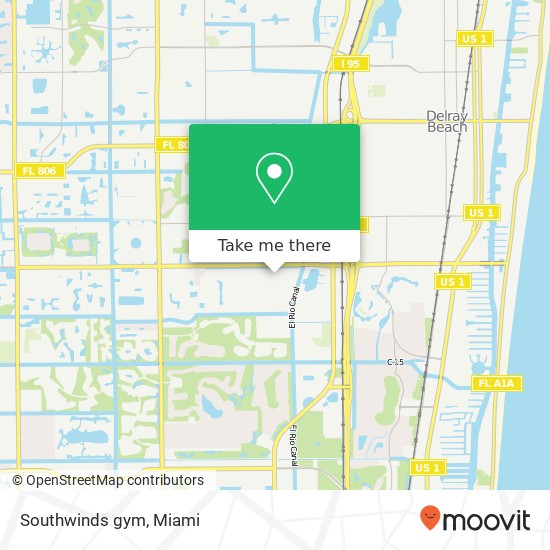 Southwinds gym map