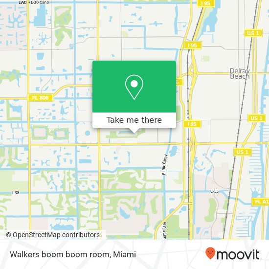 Mapa de Walkers boom boom room