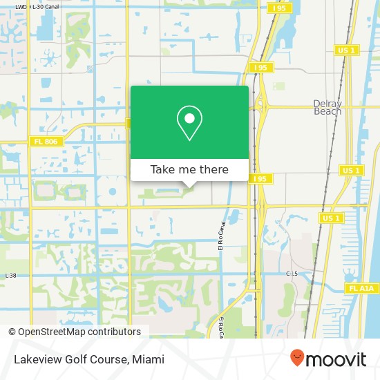Lakeview Golf Course map