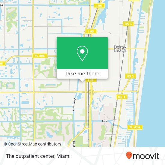 The outpatient center map