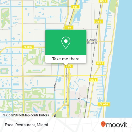 Excel Restaurant map