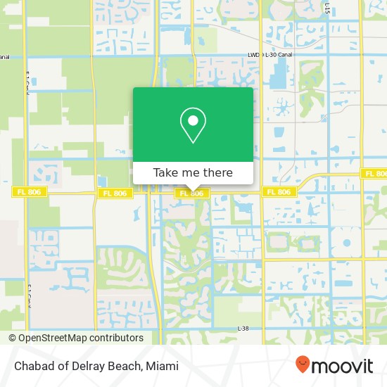 Mapa de Chabad of  Delray Beach