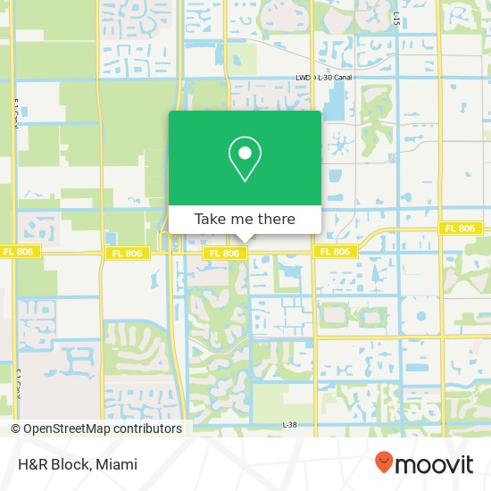 H&R Block map