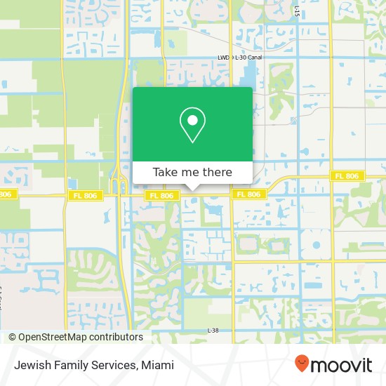 Jewish Family Services map