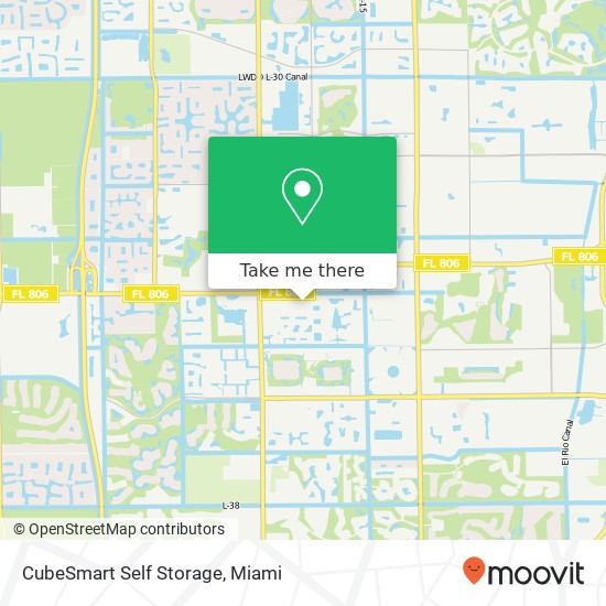 CubeSmart Self Storage map