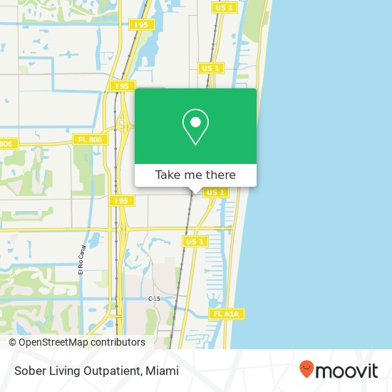 Sober Living Outpatient map