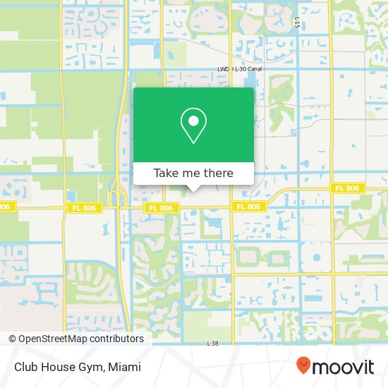 Mapa de Club House Gym